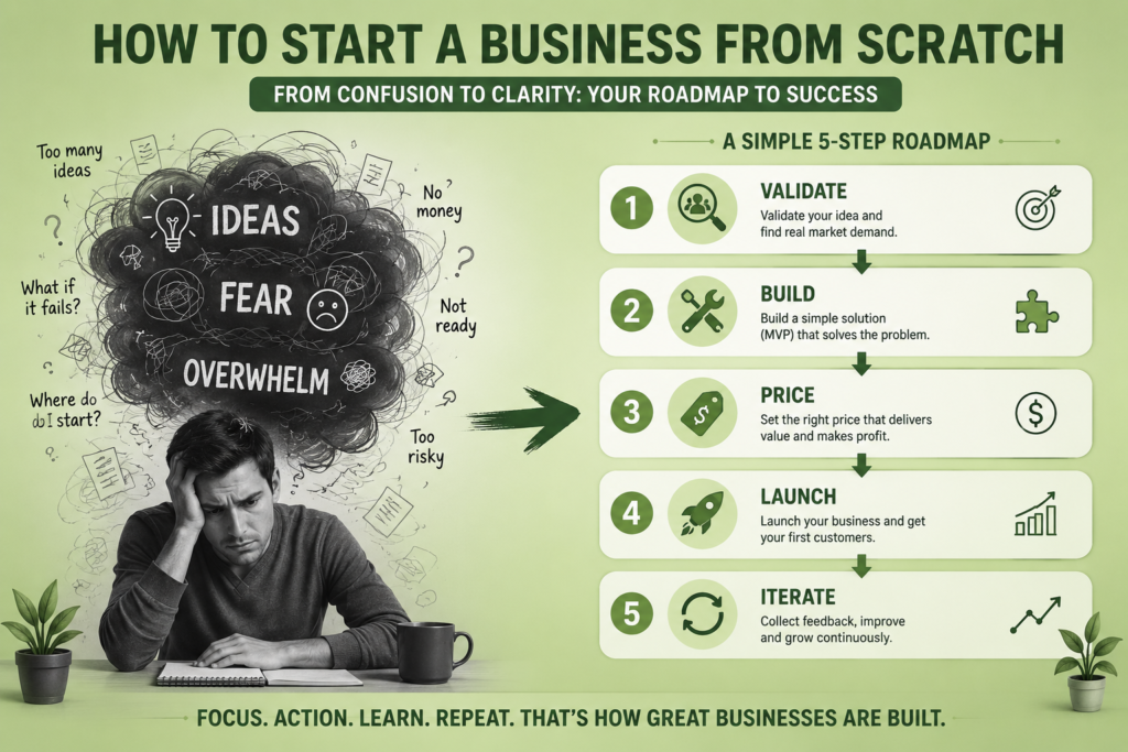 How to Start a Business from Scratch: The Complete Beginner's Guide